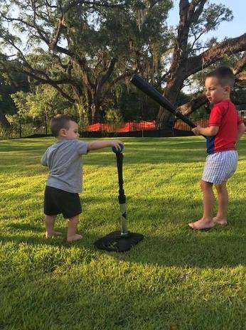 Youth Baseball Players