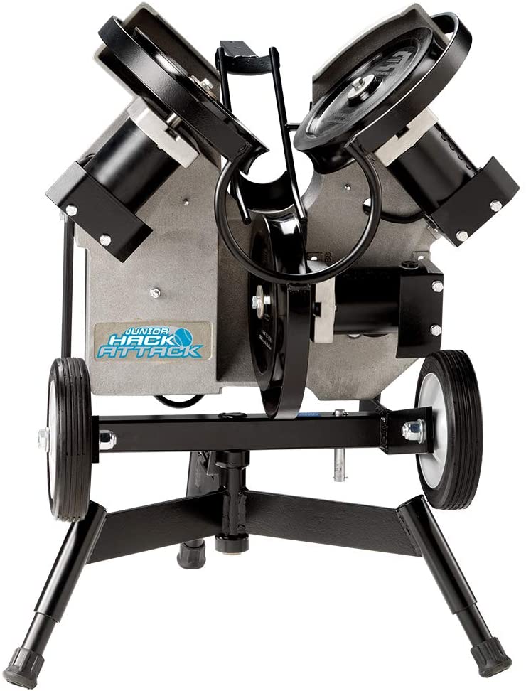 photo of a pitching machine