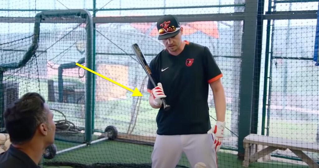 Orioles Trey Mancini sharing a baseball pre-game routine